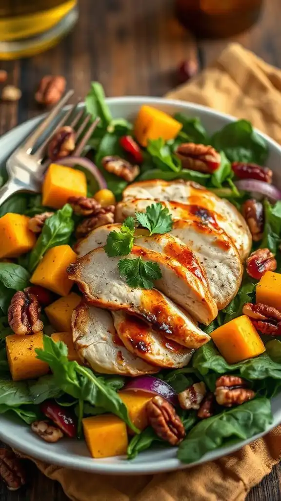 hearty spicy chicken salad