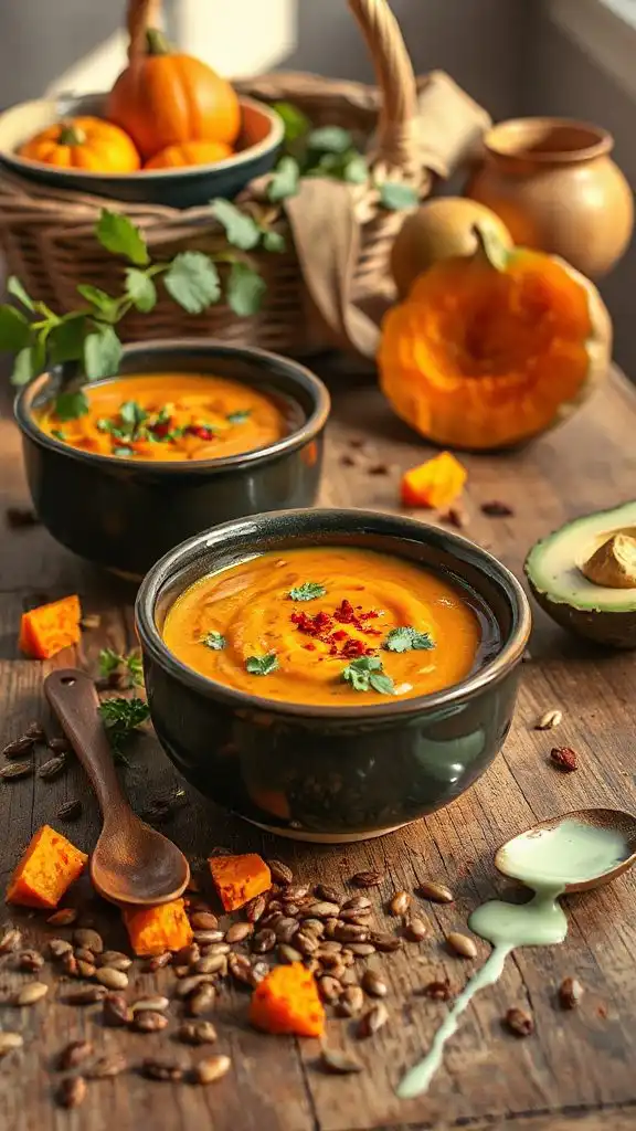 hearty spicy lentil chowder