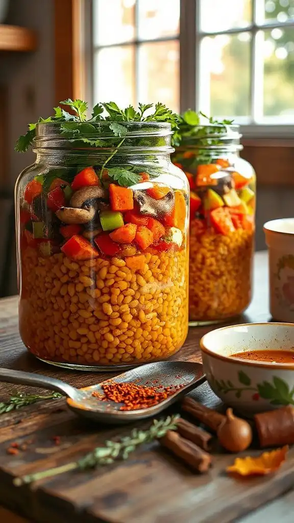 hearty spicy lentil soup