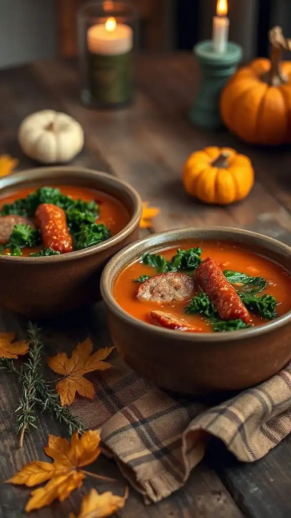 hearty spicy sausage soup