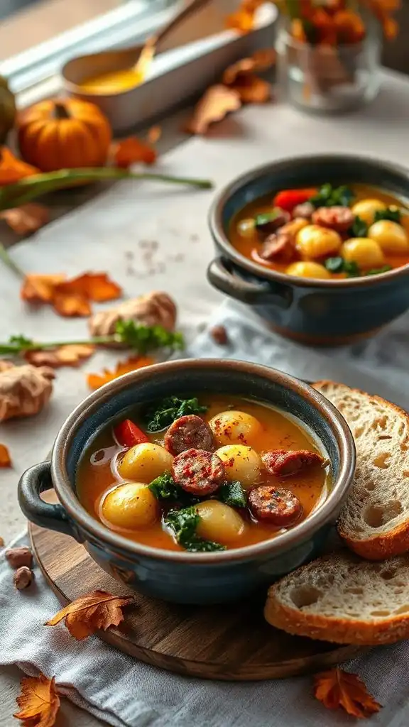 hearty spicy sausage soup