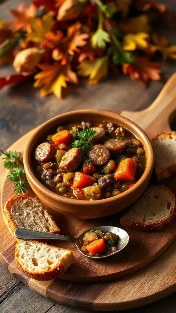 hearty spicy sausage stew hearty spicy sausage stew