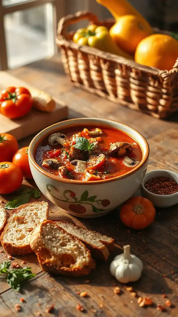 hearty spicy tomato soup