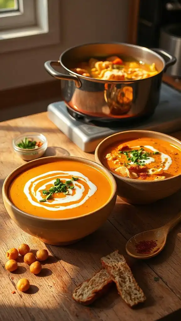 hearty sweet potato chicken soup