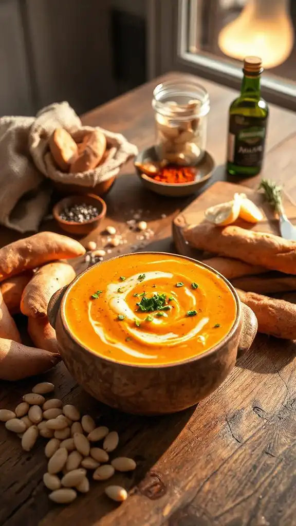 hearty sweet potato chowder