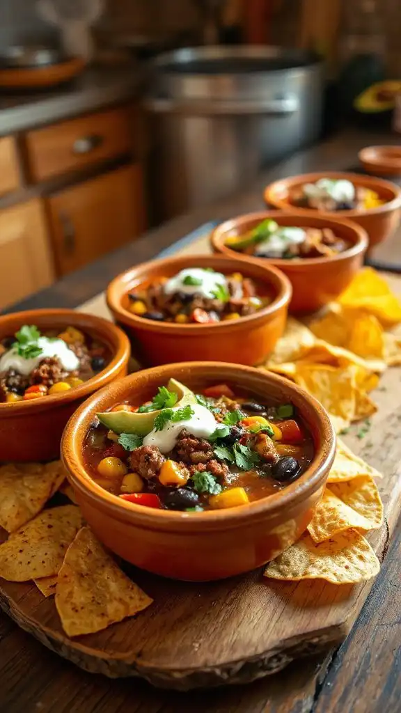hearty taco soup recipe