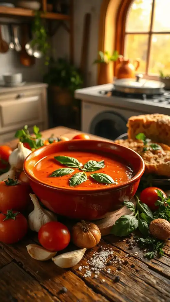 hearty tomato basil soup