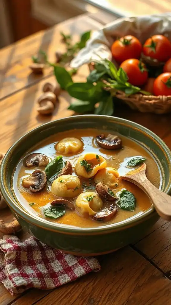 hearty tortellini soup delight