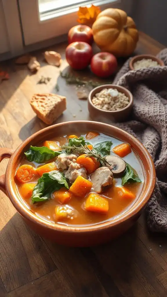 hearty turkey wild rice soup