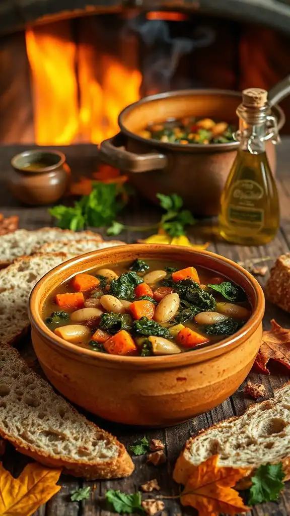 hearty tuscan bread soup