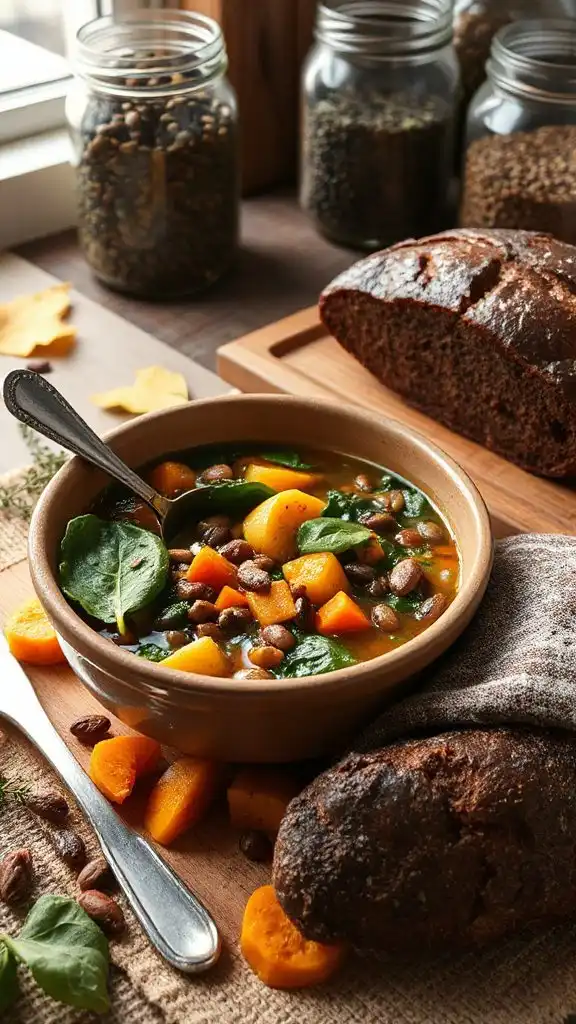hearty vegan lentil stew