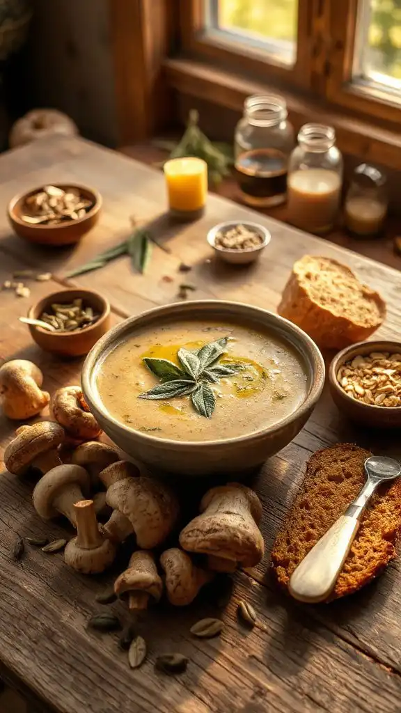 hearty vegan mushroom soup hearty vegan mushroom soup
