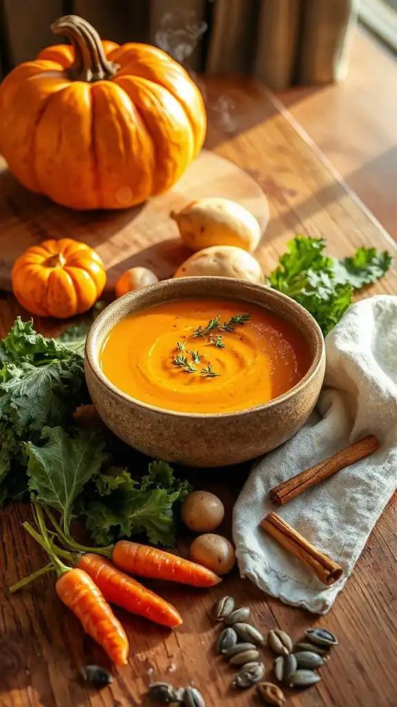 hearty vegan pumpkin soup hearty vegan pumpkin soup