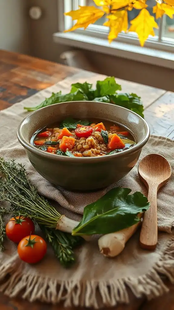 hearty vegetable barley soup
