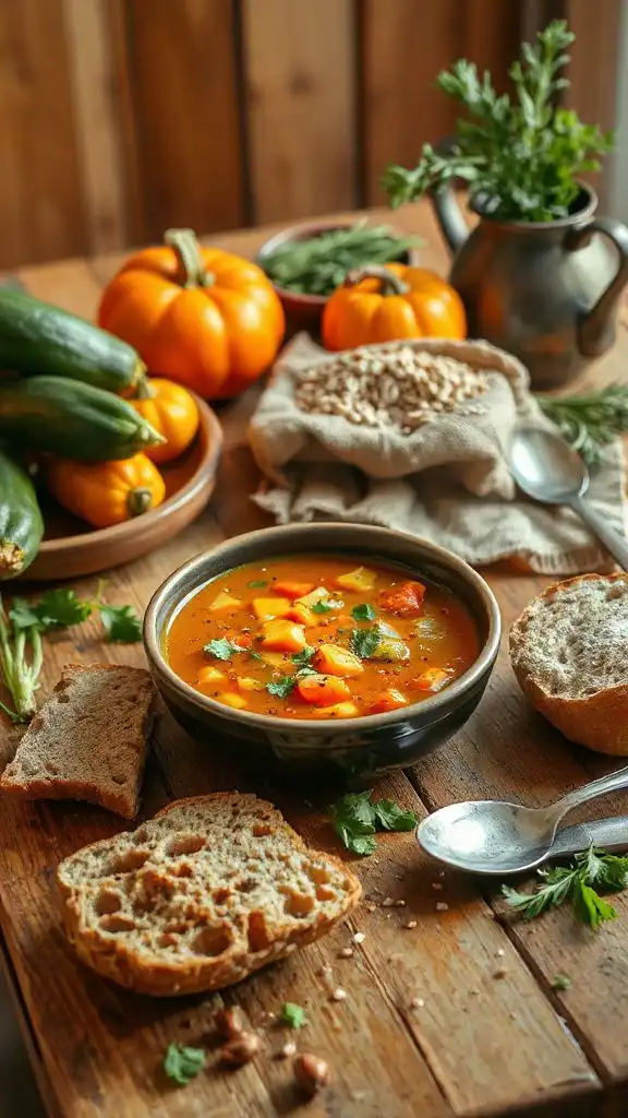 hearty vegetable barley soup