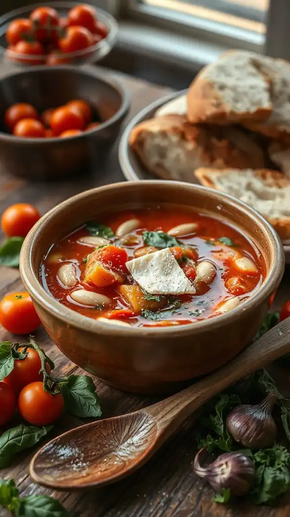 hearty vegetable bean soup