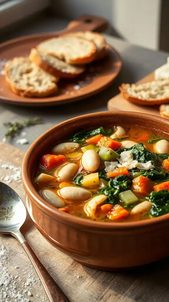 hearty vegetable bean soup