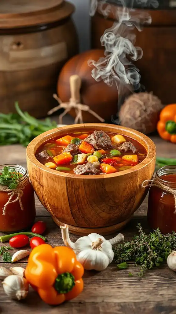 hearty vegetable beef soup