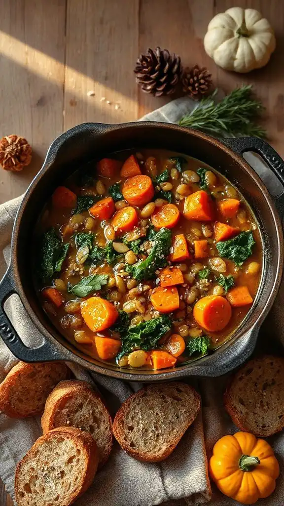 hearty vegetable lentil soup
