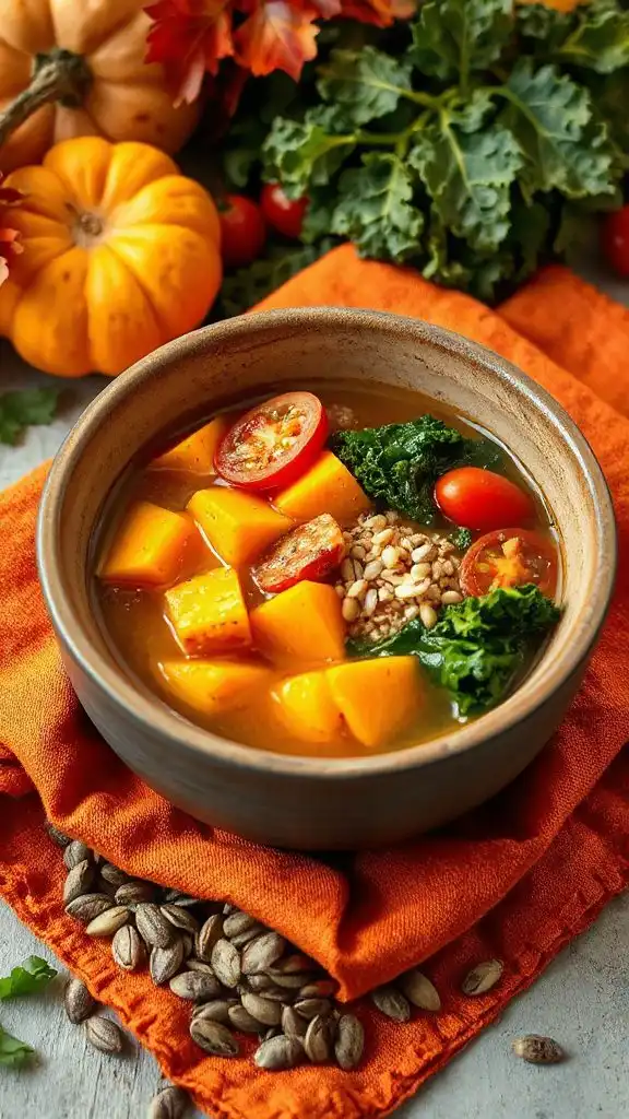 hearty vegetable quinoa soup