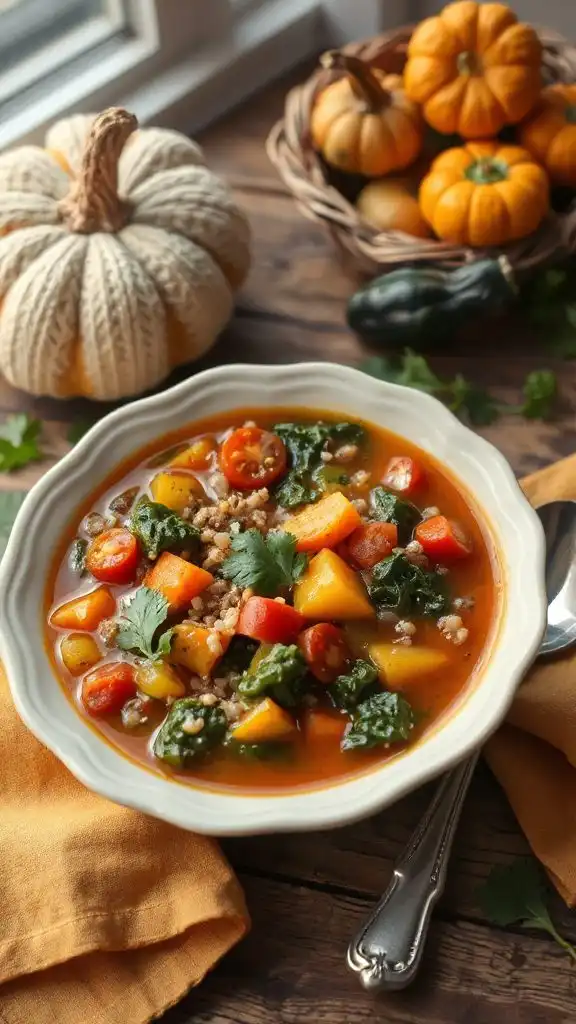 hearty vegetable quinoa soup
