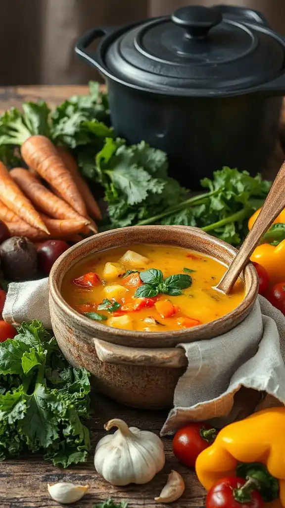 hearty vegetable soup recipe