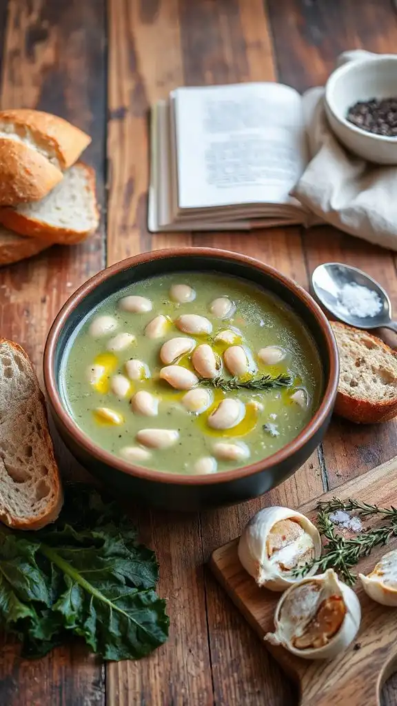 hearty white bean soup hearty white bean soup