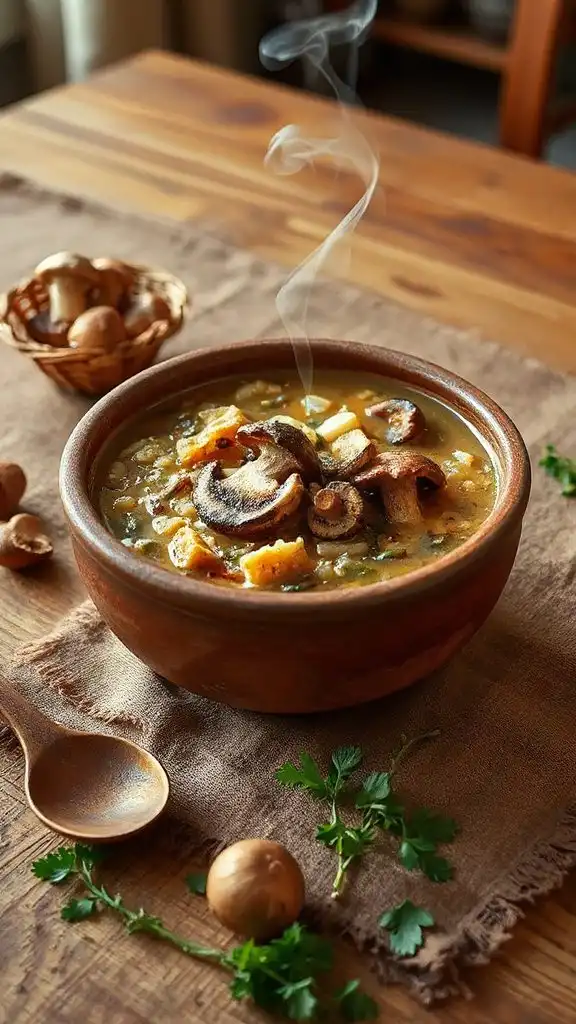 hearty wild rice soup