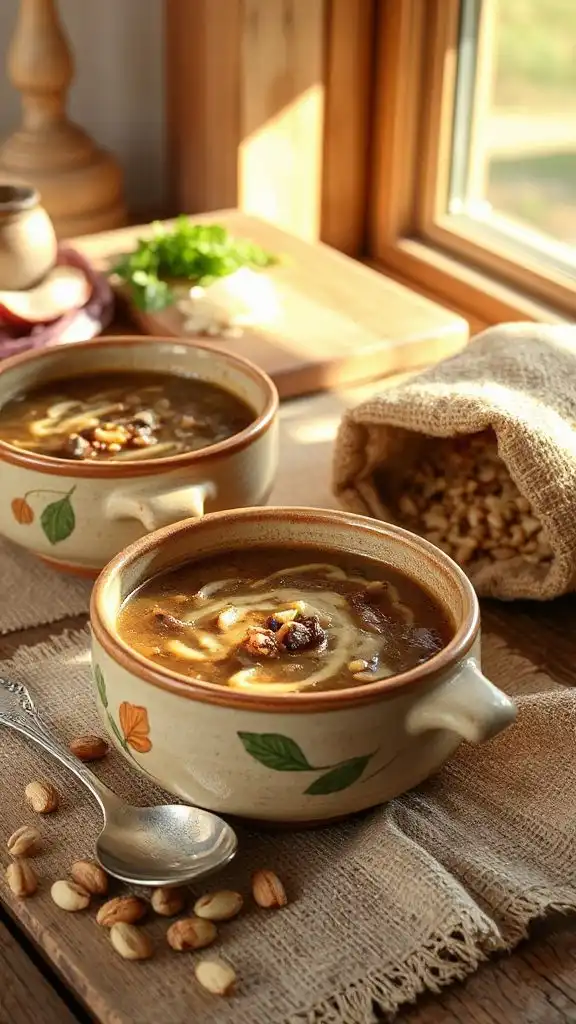 hearty wild rice soup