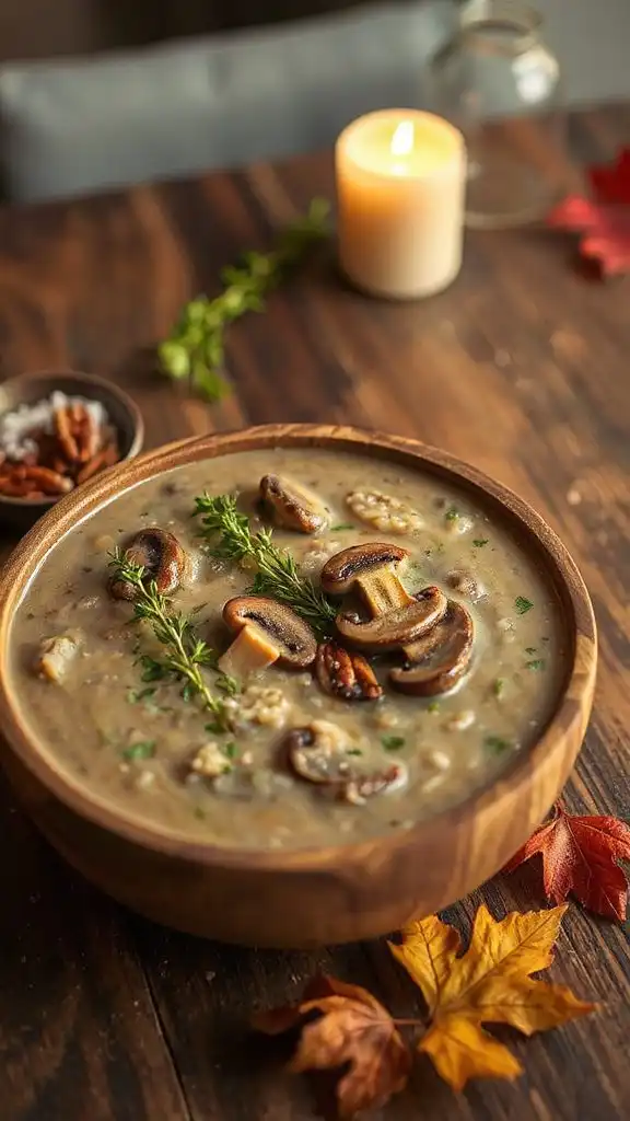 hearty wild rice soup