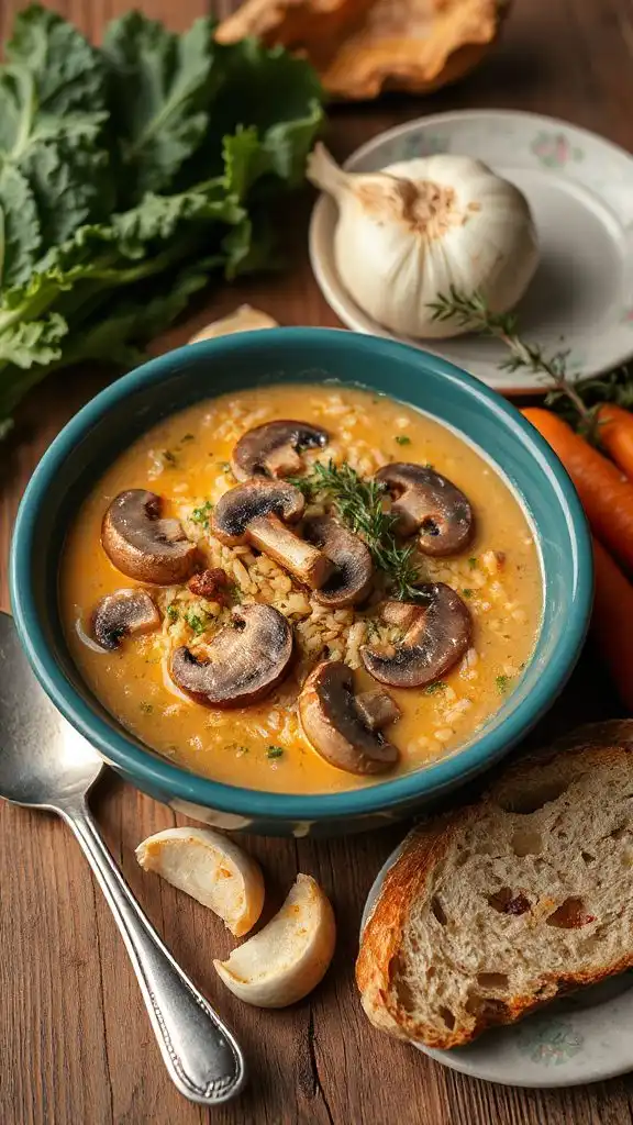 hearty wild rice soup