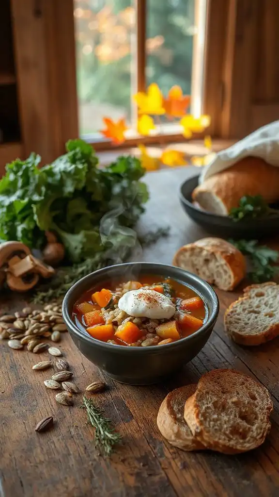 hearty wild rice soup