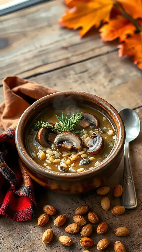 hearty wild rice soup