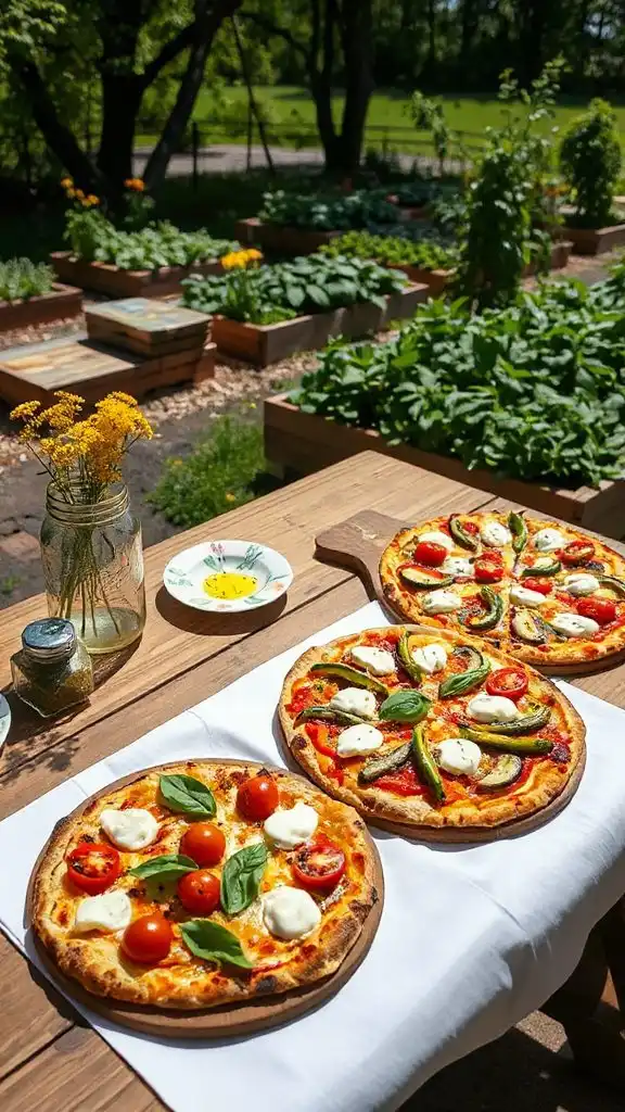homemade garden pizza recipe