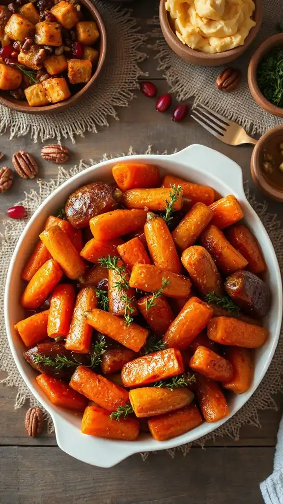 honey glazed carrots with thyme honey glazed carrots with thyme