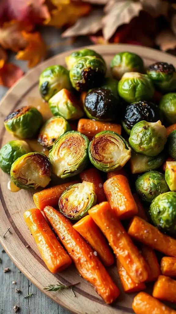 honey maple roasted vegetables