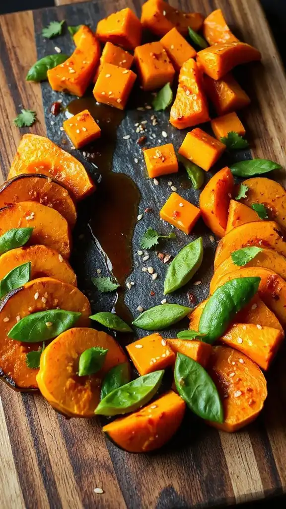 honey soy squash stir fry