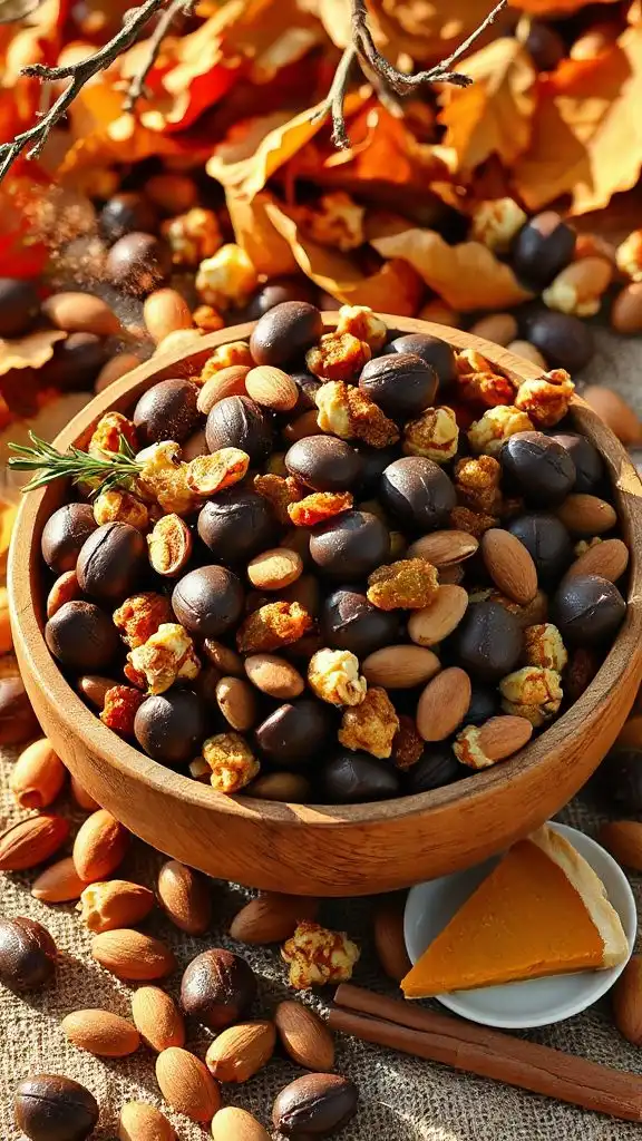 indulgent autumn snack mix