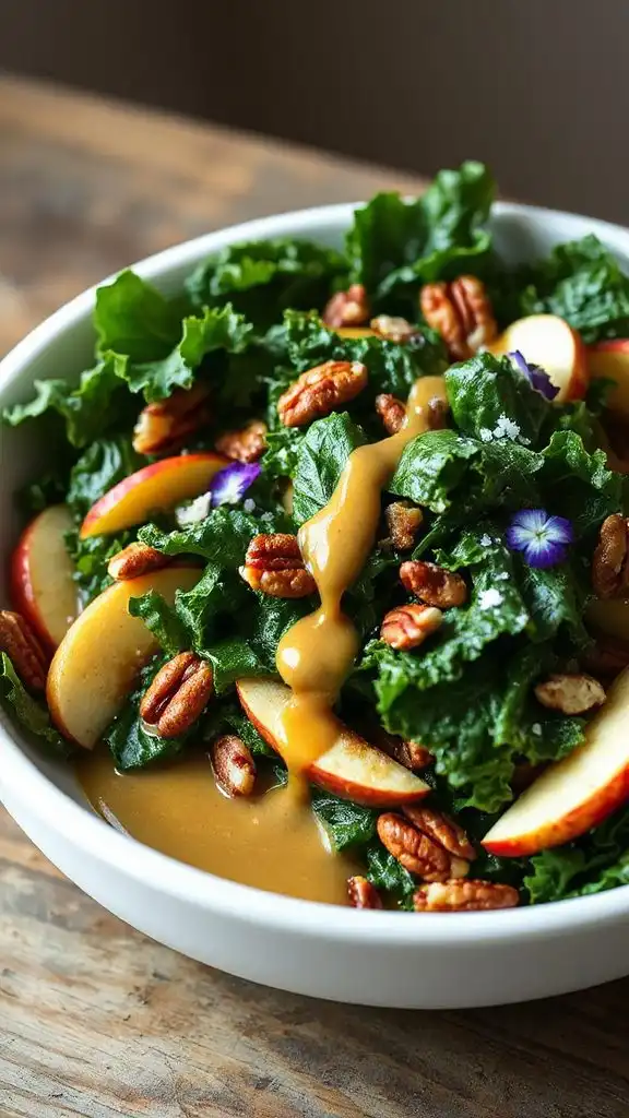 kale apple honey mustard