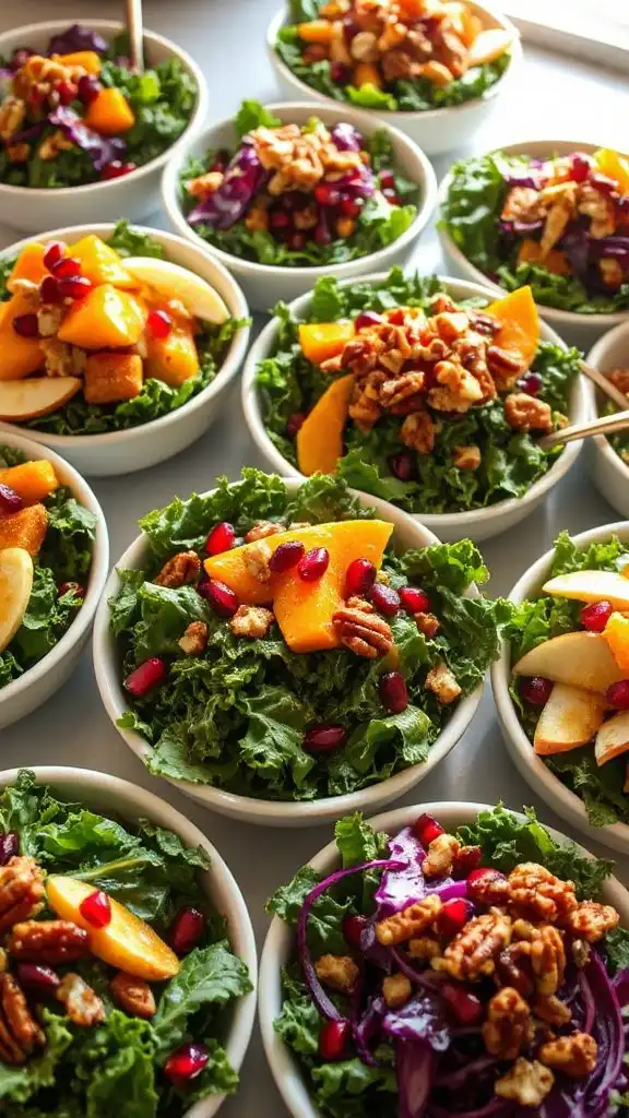 kale salad recipes autumn toppings
