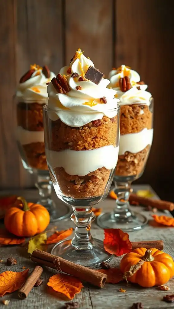 layered carrot cake parfaits layered carrot cake parfaits