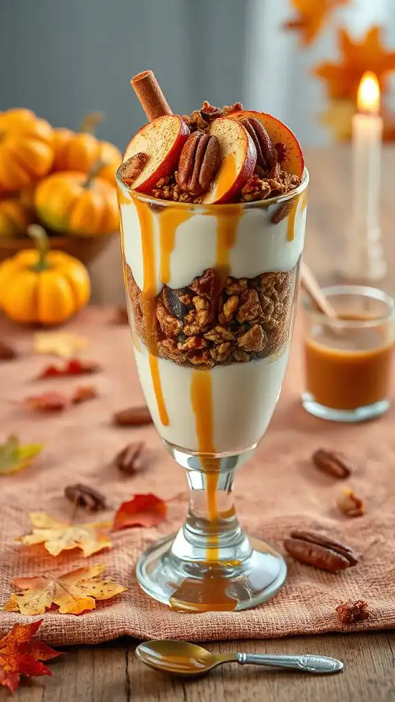 layered yogurt and granola
