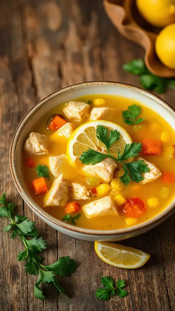 lemon chicken soup recipes
