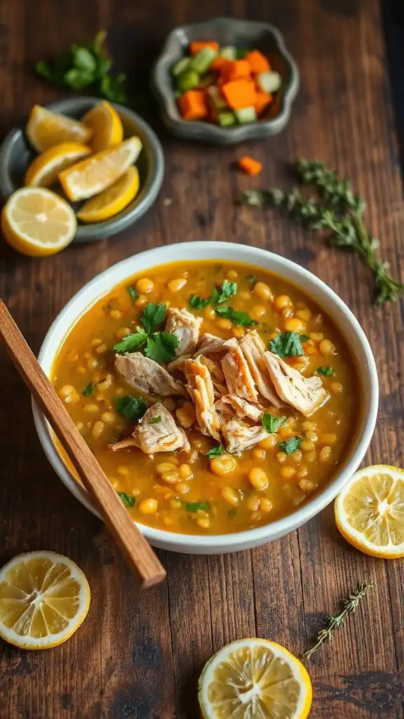 lemon herb chicken soup lemon herb chicken soup