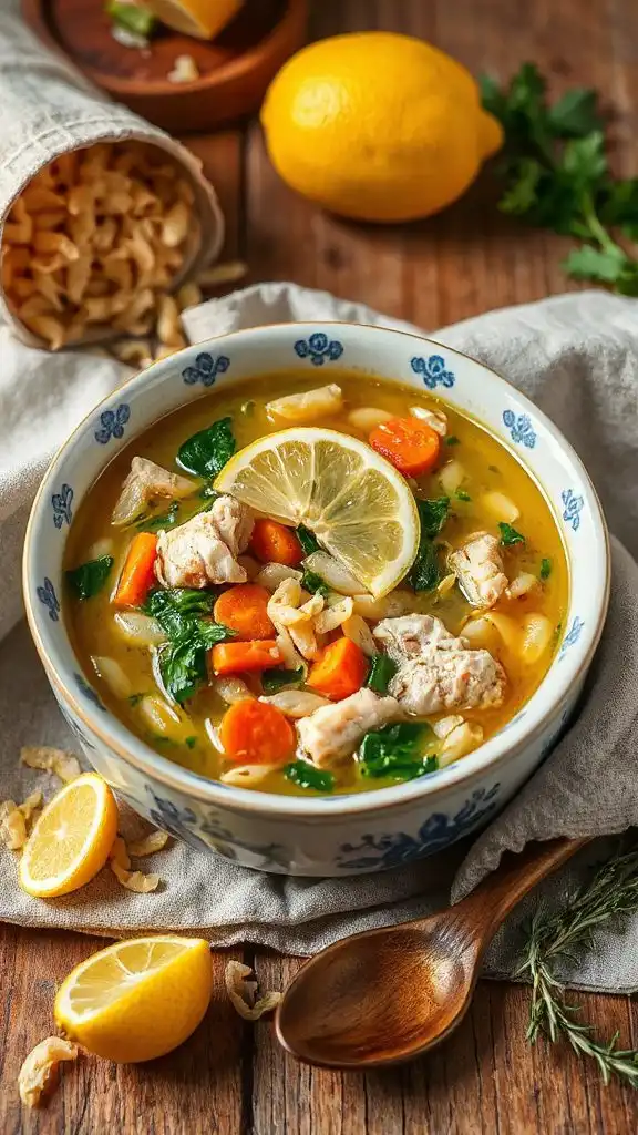 lemon orzo chicken soup recipe