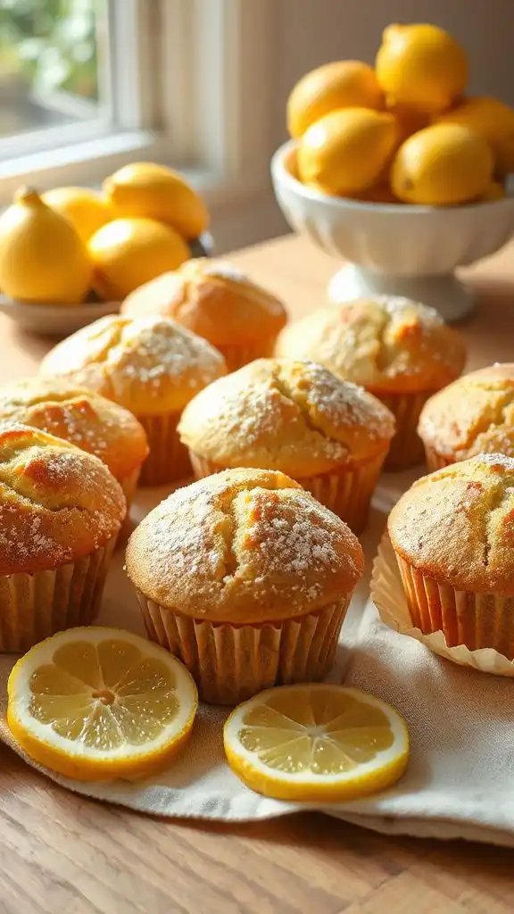 lemon poppy seed muffins