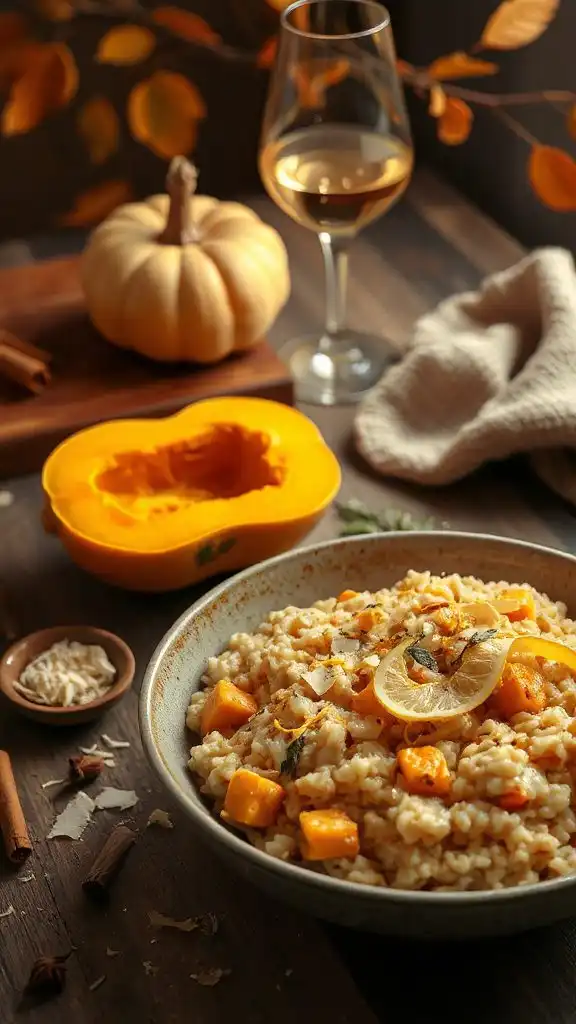 lemon zest butternut squash risotto