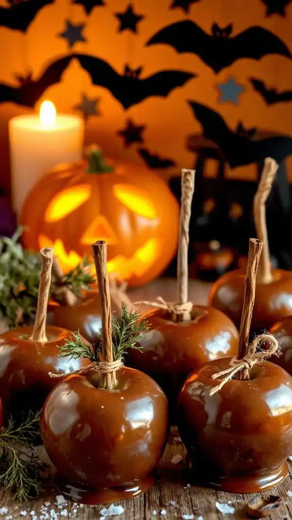 licorice candy apples delight