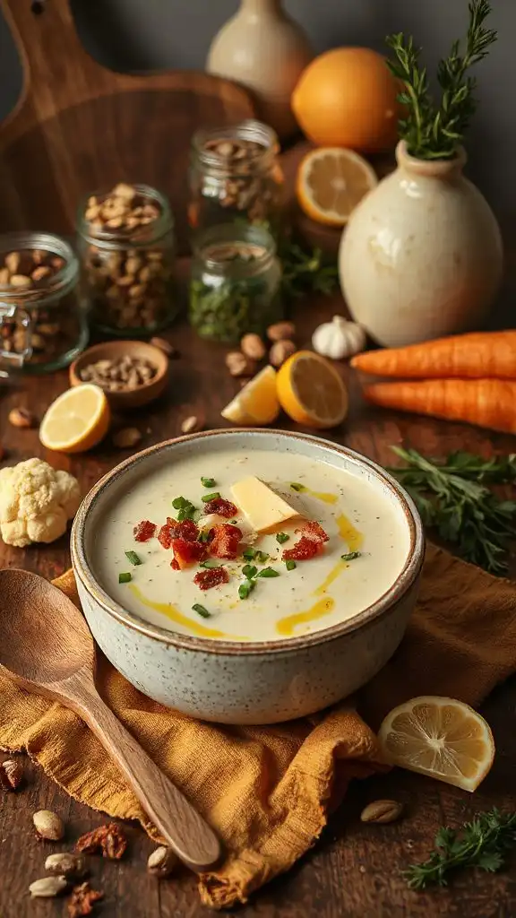 loaded cauliflower chowder recipe