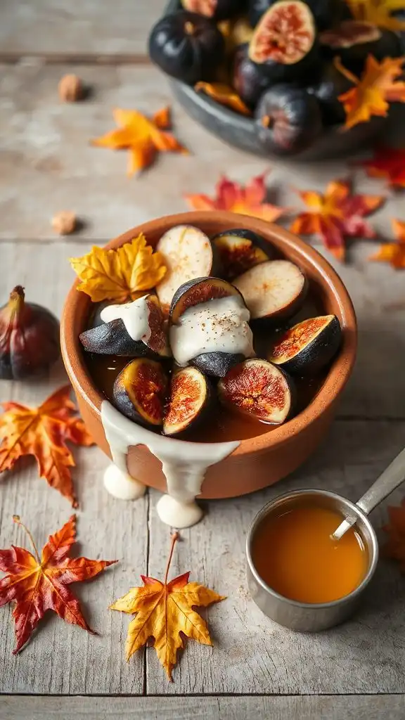 luxurious fig vanilla compote